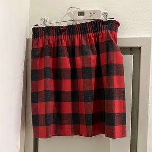 J. Crew plaid skirt